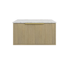 Elwood Dockland 750mm Carrara Wall Hung Single Vanity Unit